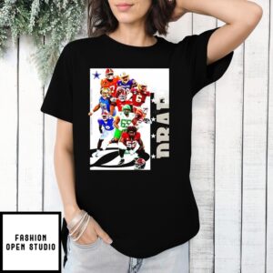 Dallas Cowboys 2025 Draft Class Poster T-Shirt