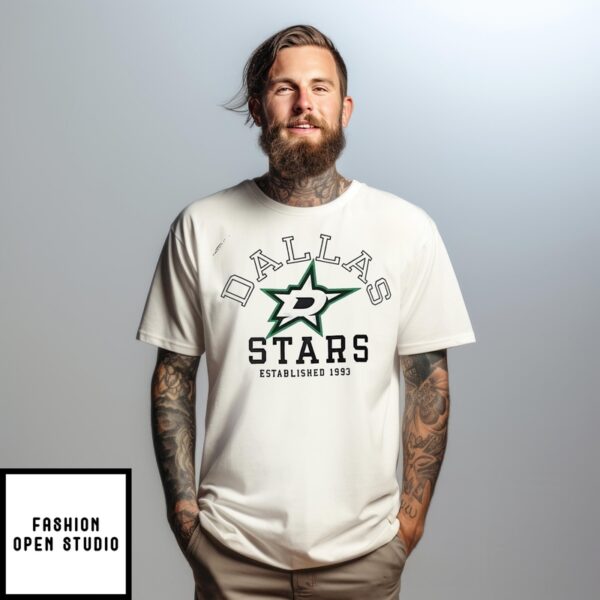 Dallas Stars Established 1993 Logo T-Shirt
