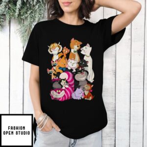 Disney Cats Animated Kids Vintage T-Shirt