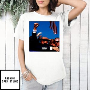 Donald Trump Fight Album Blackout Graphic T-Shirt