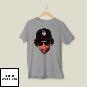 Eazy-E Rapper Los Angeles Dodgers Big Face T-Shirt
