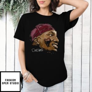 Face’S Deebo Samuel Sr Washington Commanders Nfl Football Player Portrait Big T-Shirt