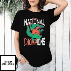 Florida Gator 2025 National Chompions Cute Mascot T-Shirt