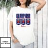 Florida Gators 3X National Champions 2006 2007 2025 Banner T-Shirt