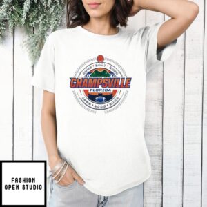 Florida Gators Champsville 6-Time Logo T-Shirt
