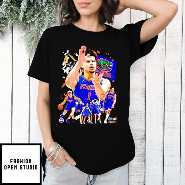 Florida Gators Ncaa Champions 2025 Player Vintage Bootleg Style T-Shirt
