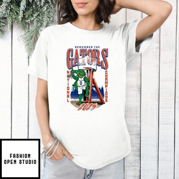 Florida Gators Remember The Gators Champions 2025 Mascot T-Shirt