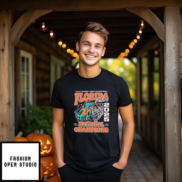 Florida Men’S Basketball National Champions 2025 Vintage T-Shirt