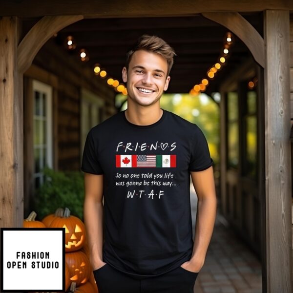 Friends So No One Told You Life Was Gonna Be This Way Wtaf Flags T-Shirt