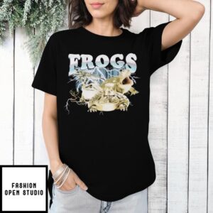 Frogs Collage Vintage bootleg Style T-Shirt