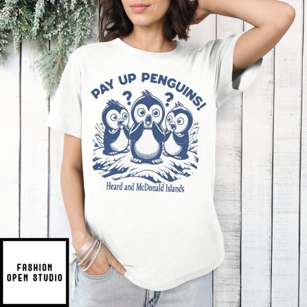 Funny Anti Trump Tariff Penguin T-Shirt