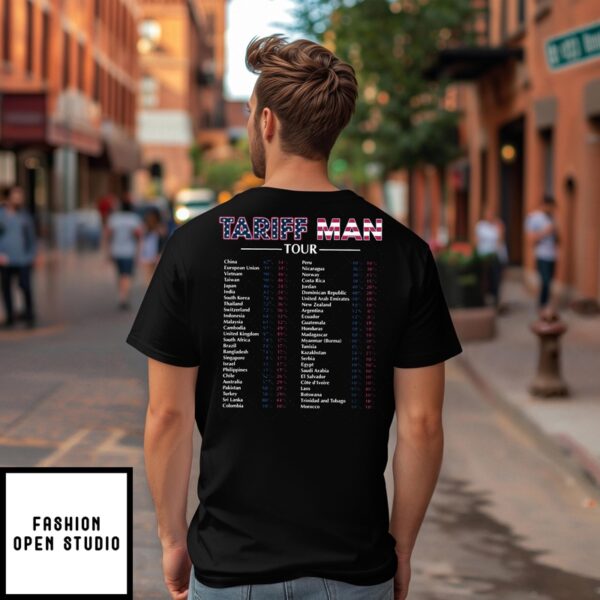 Funny Trump Tariff Man American Liberation Day Tariffs April 2 2025 T-Shirt