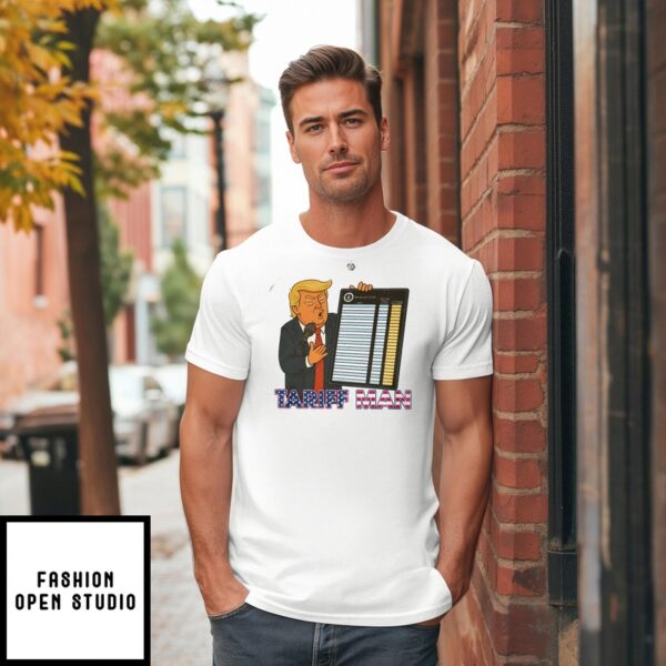 Funny Trump Tariff T-Shirt Man American Liberation Day Tariffs April 2 2025