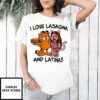 Garfield And Arlene I Love Lasagna Manor And Latinas T-Shirt