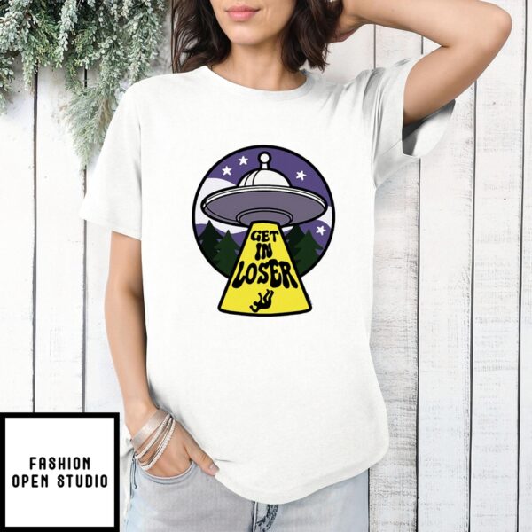 Get In Loser Men’S Grey T-Shirt