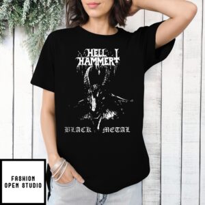 Goat Hell Hammer Black Metal Shirt