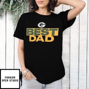 Green Bay Packers Nfl Football Best Dad Logo T-Shirt