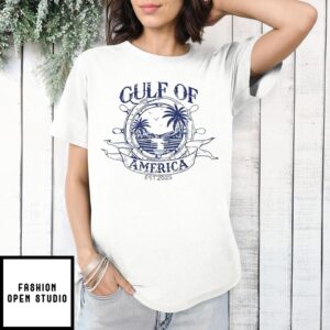 Gulf Of America Ship’S Wheel Vintage T-Shirt
