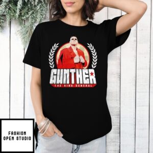 Gunther The Ring General Wwe Pose Vintage T-Shirt