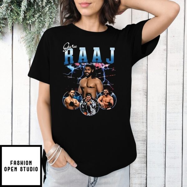 Guru Raaj Wwe Vintage Bootleg Lightning Shirt