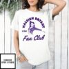 Haleigh Bryant Pose Fan Club Lsu Tigers Striped T-Shirt