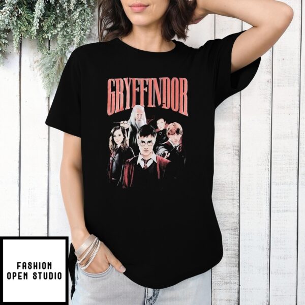Harry Potter Gryffindor Vintage Bootleg Style T-Shirt