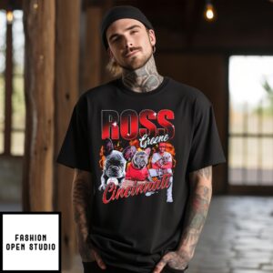 Hip Hop Ross Greene Cincinnati Reds Bulldog Baseball T-Shirt