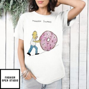 Homer Simpson Donut Modern Sisyphus T-Shirt
