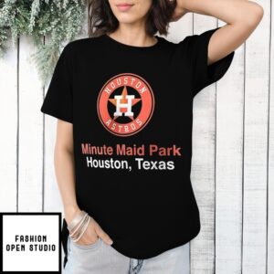 Houston Astros Minute Maid Park Houston Texas Logo T-Shirt