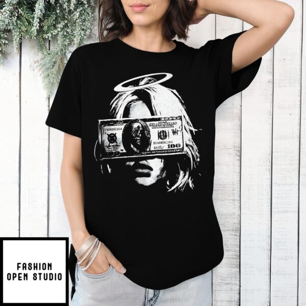 Hundred Big Face Head Portrait Typographic Graphic Shirt