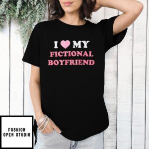I Heart My Fictional Boyfriend Heart T-Shirt