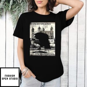 If The Ravens Leave He Kingdom Fails Vintage T-Shirt