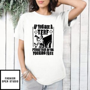 If You See A Terf Punch Them In The Fucking Face T-Shirt