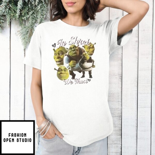 In Shrek We Trust Collage T-Shirt