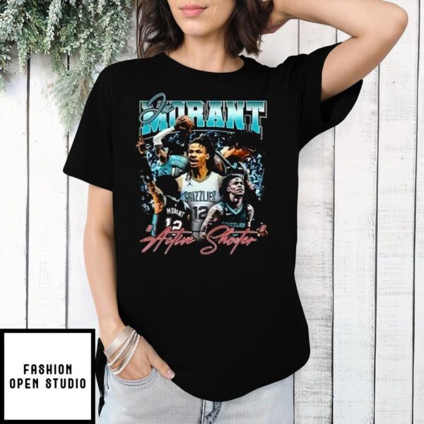 Ja Morant Active Shooter Vintage bootleg Style T-Shirt