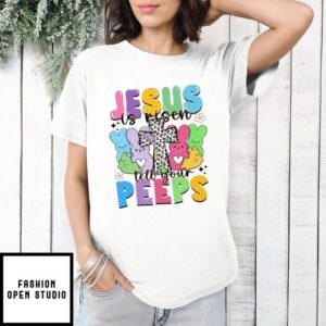 Jesus Is Risen Tell Your Peeps Easter Day Christian Bunny T-Shirt