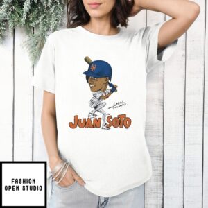 Juan Soto Ny Mets Signature Caricature T-Shirt