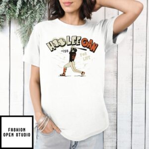 Jung Hoo Lee Gan For Life San Francisco Giants Pose T-Shirt