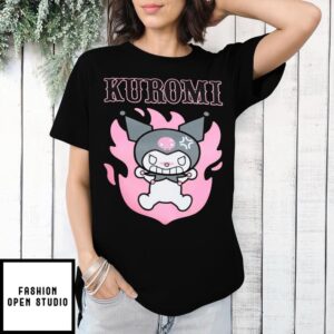 Kuromi Angry Flame Anime T-Shirt