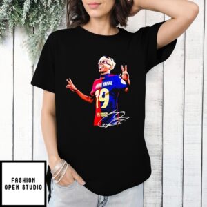 Lamine Yamal Say Hi Fc Barcelona Champions Signature Illustrated T-Shirt