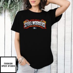 Lehigh Valley Ironpigs Steelworkers Milb Logo T-Shirt