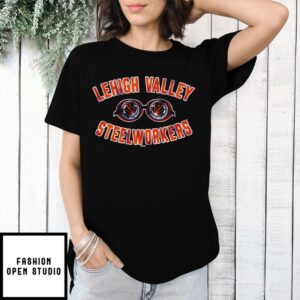 Lehigh Valley Steelworkers Goggle Retro T-Shirt
