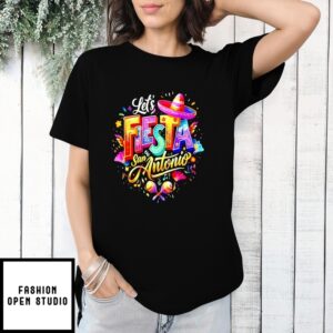 Let’S Fiesta San Antonio Texas Cinco De Mayo Mexican Party T-Shirt