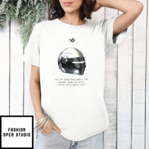 Lewis Hamilton Hajime Sorayama +44 Casque The Inner Race World Tour Suzuka Japan Helmet T-Shirt