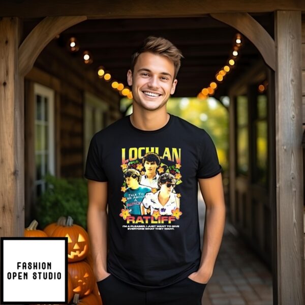 Lochlan Ratliff I’M A Pleaser The White Lotus Vintage Bootleg Style T-Shirt