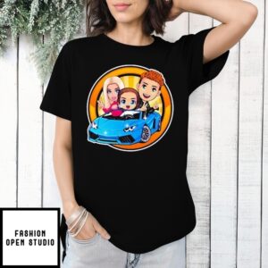Luny Leontin Car Chibi Cartoon T-Shirt