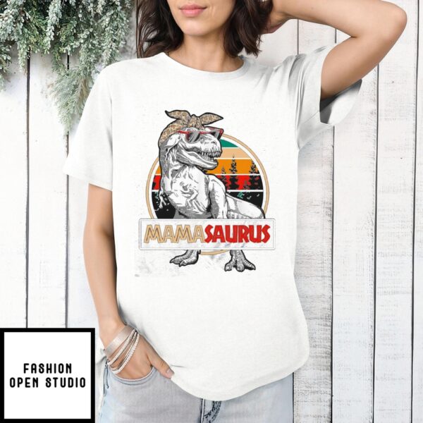 Mama Saurus Dinosaur Mom Mothers Day T-Shirt
