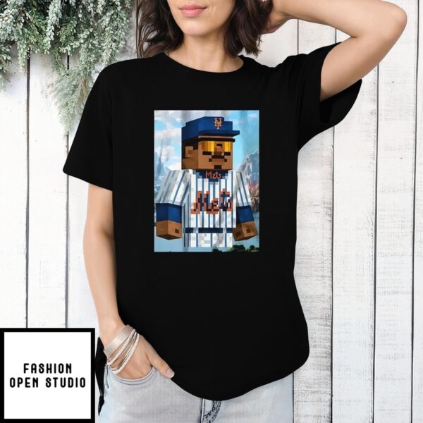 Mark Vientos New York Mets Piece By Piece Lego T-Shirt