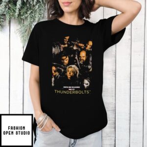 Marvel Thunderbolts Poster Careful Who You Assemble T-Shirt