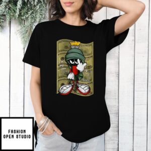 Marvin the Martian Looney Tunes I’m My Own Boss Give You A Fuck Middle Finger Animated T-Shirt
